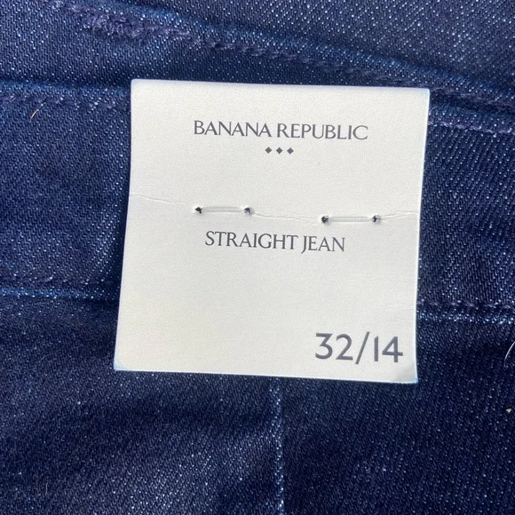 BANANA REPUBLIC FACTORY NWT Women’s Wide Leg Cargo Jeans Dark Wash Size 32/14 - Picture 4 of 8